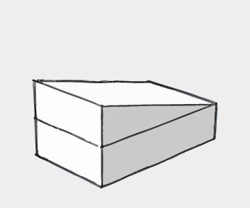 Eengezinswoning met lessenaarsdak of tweede woonlaag